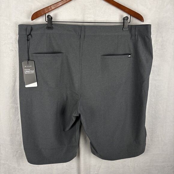 New Travis Mathew Sand Harbor Men's Size 42 Heather Dark Grey Golf Shorts NWT - Picture 4 of 4